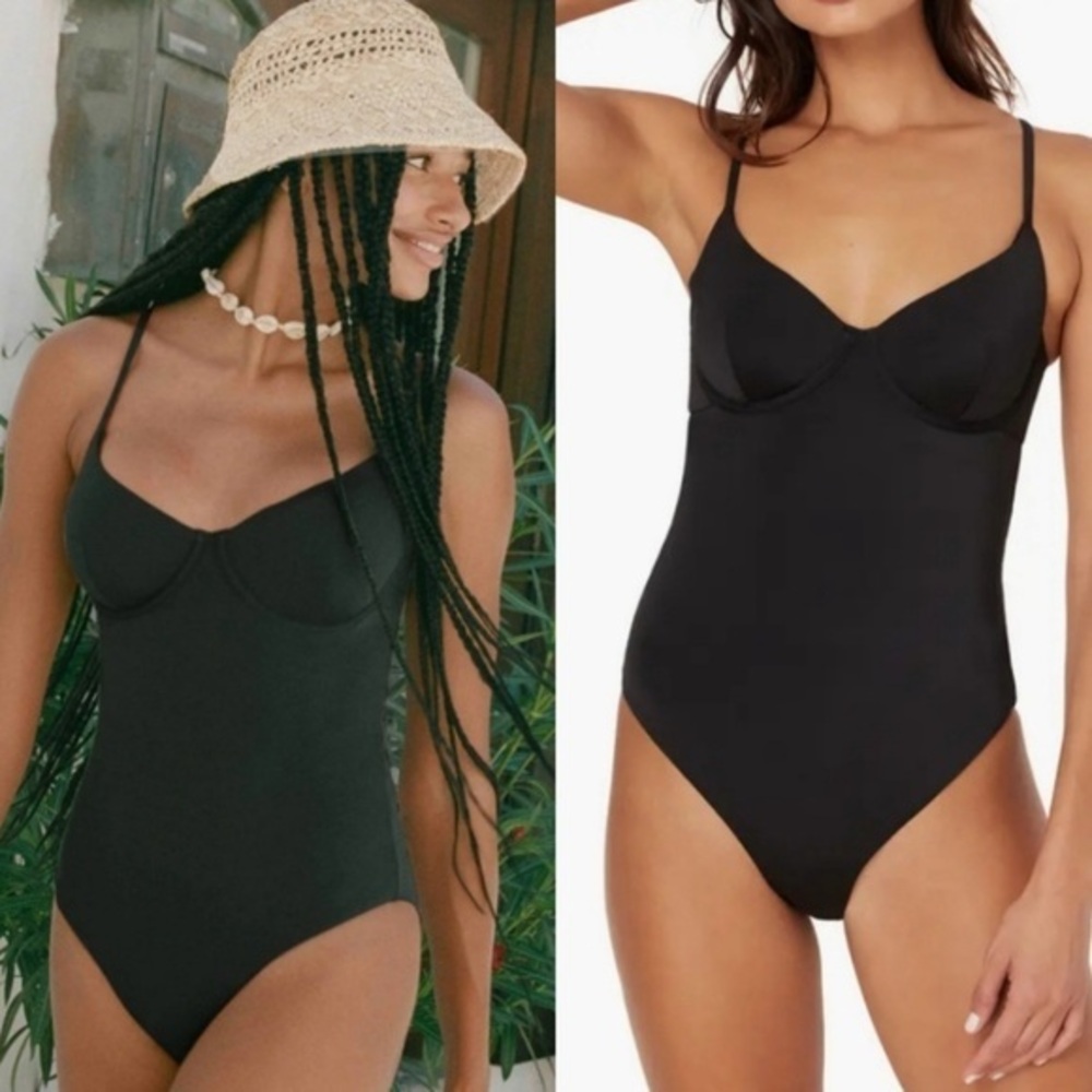 Andie | Bermuda Black One Piece
Swimsuit Size Small